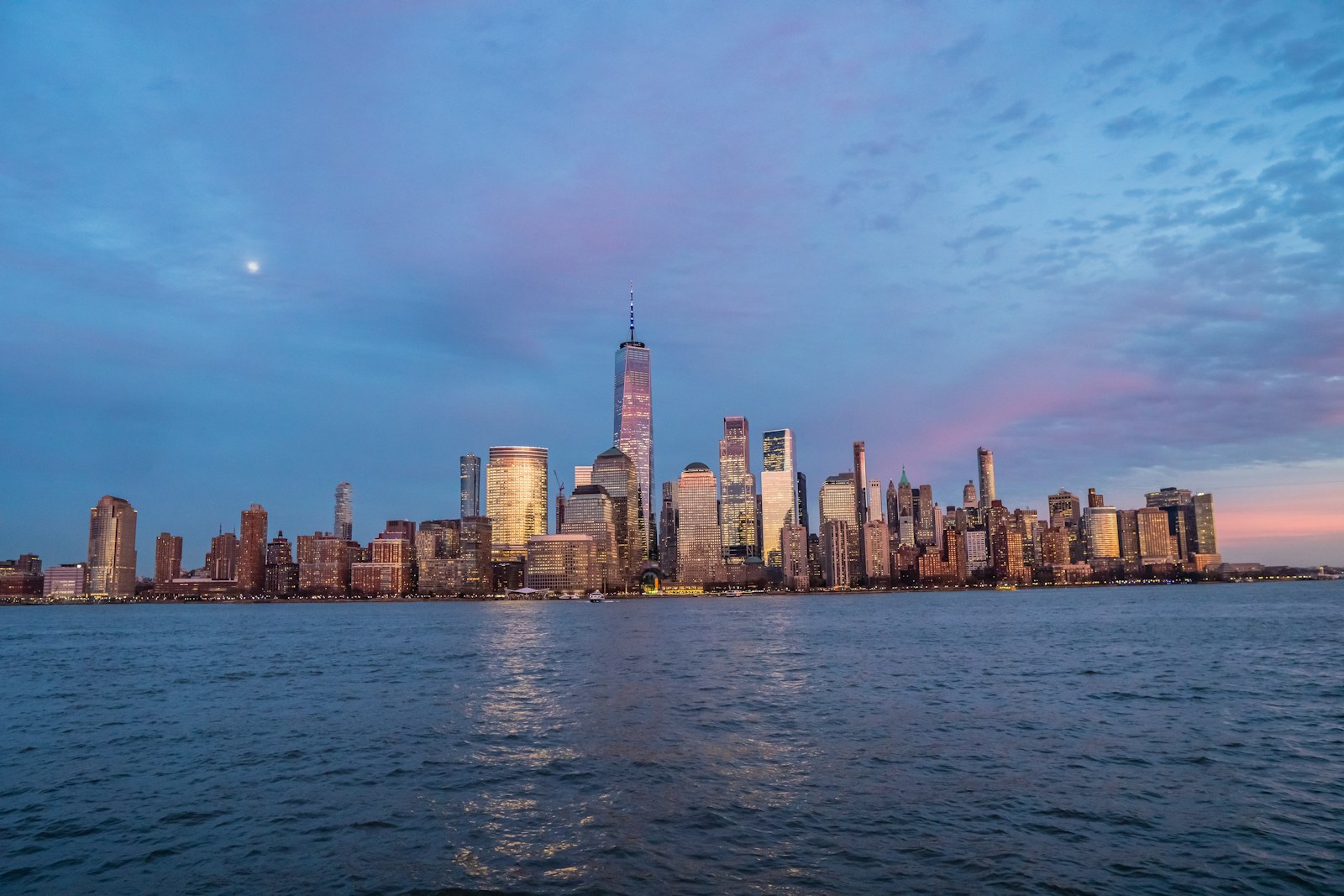 New York skyline and waterfront